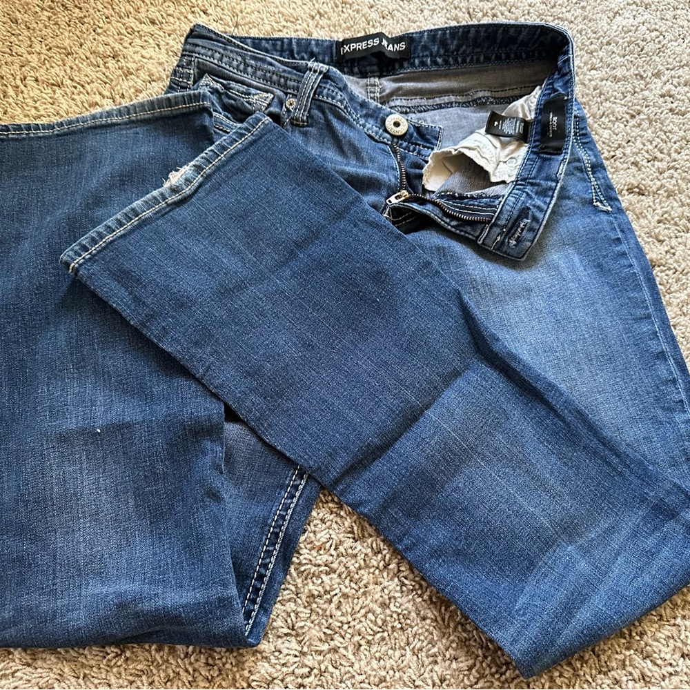 Express Denim Blue Jeans